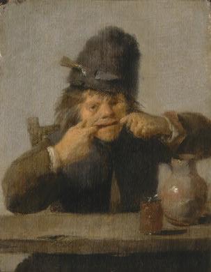 Adriaen Brouwer Youth Making a Face oil painting image